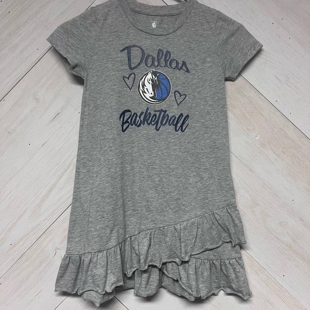 NBA Gray Dallas Basketball Kids Dress